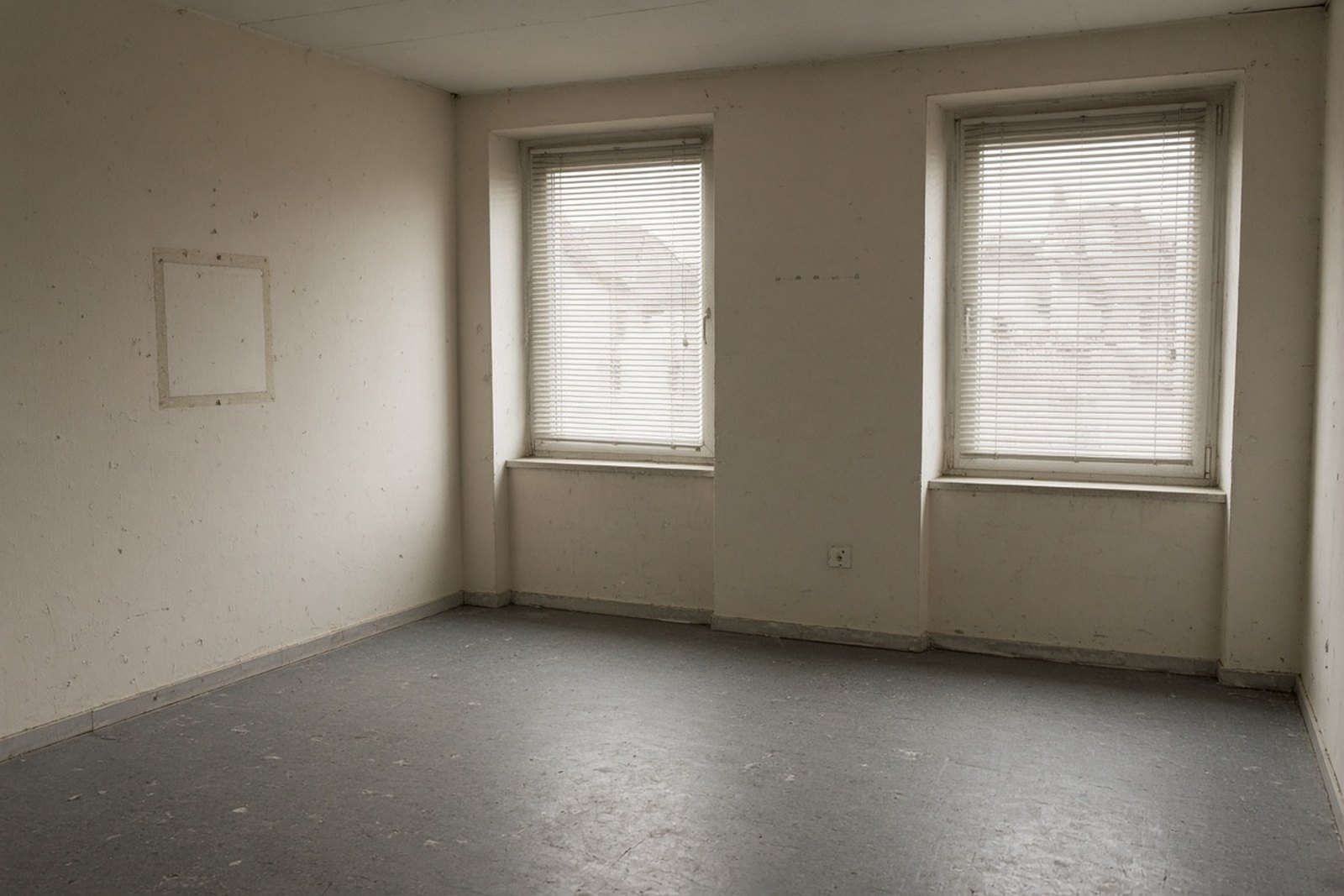 Leeres Büro nach der Räumung