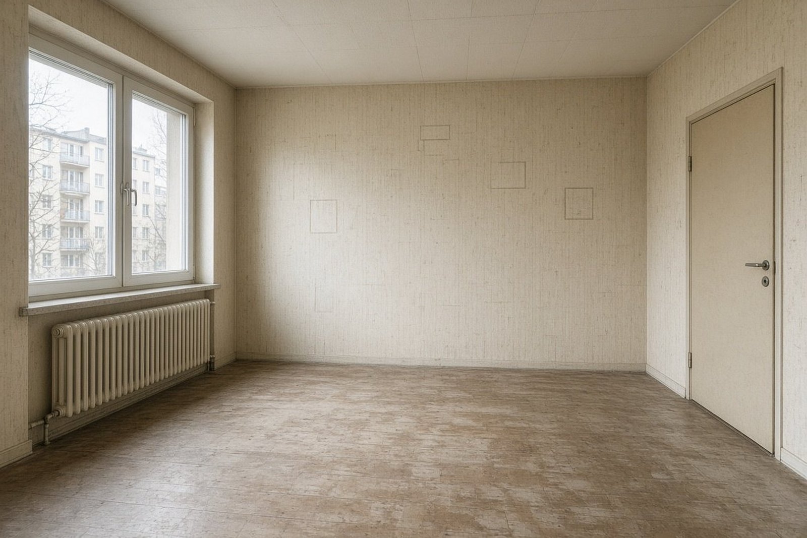 Wohnung nach der vollständigen Räumung
